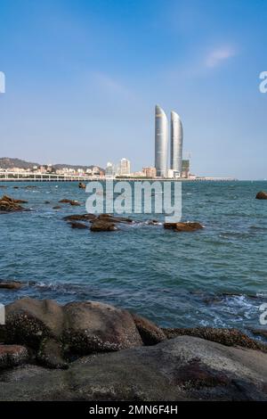 Xiamen shimao channel building Stock Photo