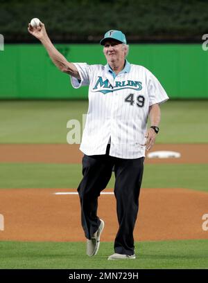 Back in '93, Charlie Hough and Benito Santiago manned the ship for the  Marlins' first-ever game. Then 25 years later, they got together for…