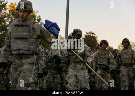 Today the 10th Mountain Division honored the Soldiers from Task Force 2-14 by participating in the Mogadishu Mile. The original mile was a route taken by Soldiers from a Blackhawk helicopter crash site to a rally point held by the 10th MTN DIV on National Street during the Battle of Mogadishu on October 4, 1993. Stock Photo