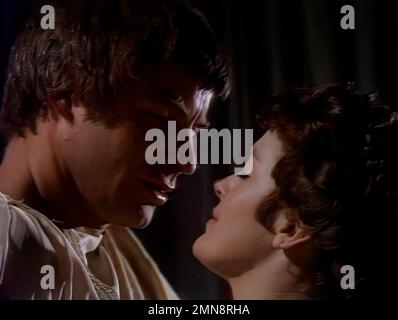 London.UK. John Castle (as Postumus) and Patricia Quinn (as Livilla) in