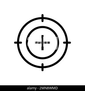 Sniper shooter icon. Simple illustration of sniper shooter vector icon for  web design isolated on white background Stock Vector Image & Art - Alamy