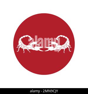 scorpion logo vector illustration design template. Stock Photo