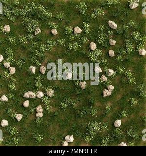 3d illustration grass background, grass texture Stock Photo