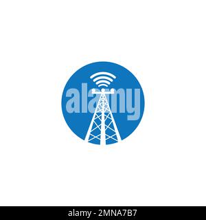 Network tower icon,vector illustration simple design. Stock Photo