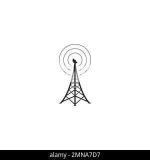 Network tower icon,vector illustration simple design. Stock Photo