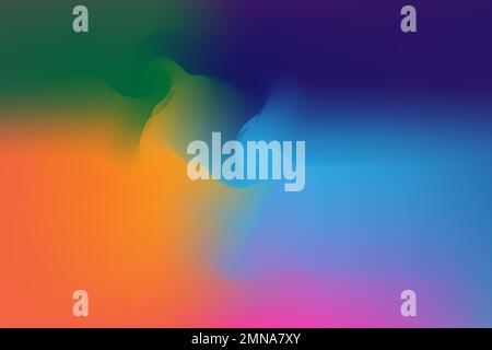 Abstract blurred design illustration template Stock Vector