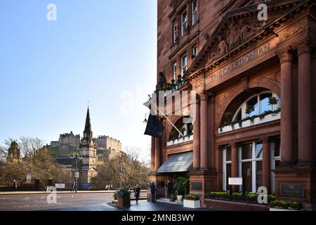 Edinburgh Scotland, UK 30 January 2023. General view of the Waldorf Astoria Edinburgh The Caledonian.   credit sst/alamy live news Stock Photo