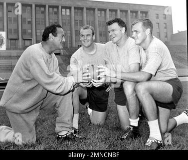 Sid Luckman (1916-1998), American football quarterback for the Chicago Bears  from 1939 to 1950 Stock Photo - Alamy