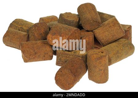 Dutch cinnamon candy sticks isolated on white background Stock Photo