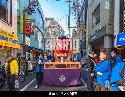 Setsubun bean throwing festival in Tokyo, Japan Stock Photo - Alamy