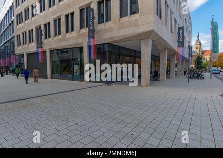 Exqisite shopping area Dorotheen Quartier, city centre, Stuttgart, Baden-Württemberg, Southern Germany, Central Europe Stock Photo