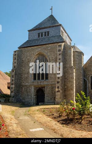 Minster Abbey, Minster on Sea, Kent, England Stock Photo