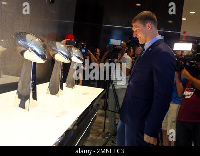 May 23, 2018: Dallas Cowboys linebacker Leighton Vander Esch #55 during  Organized Team Activities at The Star in Frisco, TX Albert Pena/(Photo by  Albert Pena/CSM/Sipa USA Stock Photo - Alamy