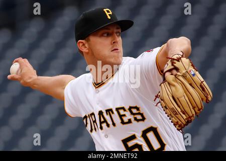 Pittsburgh Pirates starting pitcher Jameson Taillon (50) throws against the  Toronto Blue Jays during first inning interleague baseball action in  Toronto on Friday, August 11, 2017. THE CANADIAN PRESS/Nathan Denette Stock  Photo - Alamy