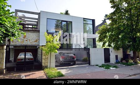 Warsaw, Poland. 19 June 2022. Stary Zoliborz is a kind of peaceful enclave and a mixture of small architectural wonders. Functionality, aesthetics and Stock Photo