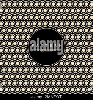 Abstract line circles pattern design. Circle abstract pattern vector. Stock Vector