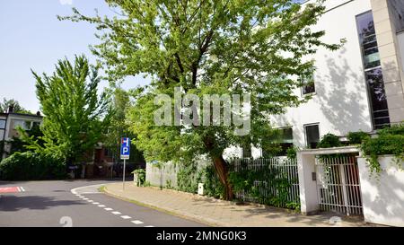 Warsaw, Poland. 19 June 2022. Stary Zoliborz is a kind of peaceful enclave and a mixture of small architectural wonders. Functionality, aesthetics and Stock Photo