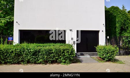 Warsaw, Poland. 19 June 2022. Stary Zoliborz is a kind of peaceful enclave and a mixture of small architectural wonders. Functionality, aesthetics and Stock Photo