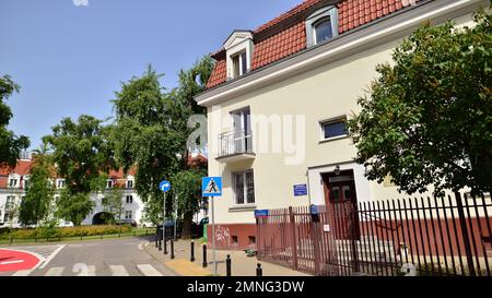 Warsaw, Poland. 19 June 2022. Stary Zoliborz is a kind of peaceful enclave and a mixture of small architectural wonders. Functionality, aesthetics and Stock Photo