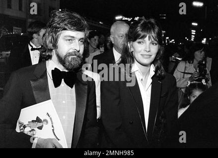 Jaclyn Smith with Tony Richmond at the premiere of Annie at Mann's ...