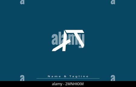 Alphabet letters Initials Monogram logo XT , TX Stock Vector