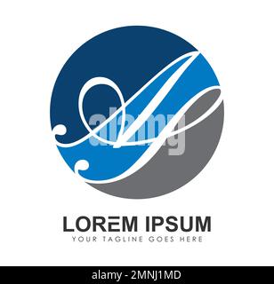 Monogram Logo Initial Letters AS Vector Sign illustration in white background isolated Stock Vector