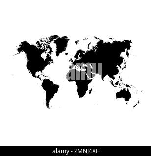 World Map Logo Vector Icon Sign illustration in white background isolated Stock Vector