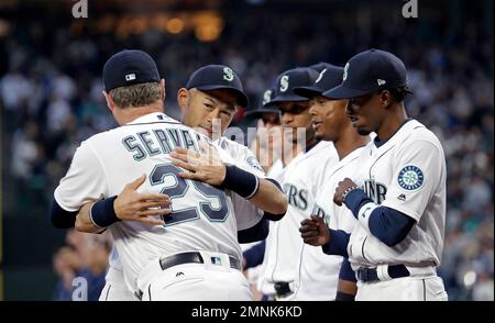 FILE - In this March 29, 2018, file photo, Seattle Mariners
