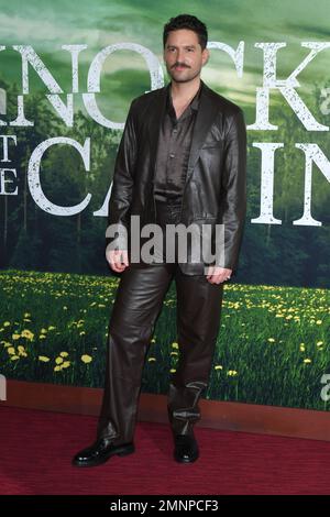 Jonathan Groff attends Universal Pictures' 'Knock At The Cabin' World Premiere at Jazz at Lincoln Center on January 30, 2023 in New York City. Stock Photo