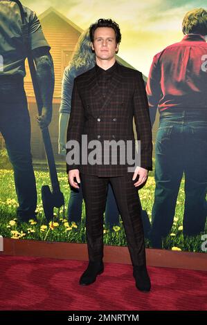 New York, USA. 30th Jan, 2023. Jonathan Groff attends the 'Knock at the Cabin' world premiere at Jazz at Lincoln Center's Frederick P. Rose Hall, New York, NY, January 30, 2023. (Photo by Anthony Behar/Sipa USA) Credit: Sipa USA/Alamy Live News Stock Photo