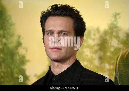 New York, USA. 30th Jan, 2023. Jonathan Groff attends the 'Knock at the Cabin' world premiere at Jazz at Lincoln Center's Frederick P. Rose Hall, New York, NY, January 30, 2023. (Photo by Anthony Behar/Sipa USA) Credit: Sipa USA/Alamy Live News Stock Photo