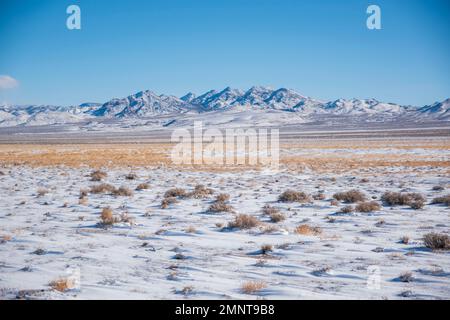 Warm Springs is an abandoned town in Nye County, NV, USA. Stock Photo