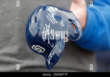 San Diego Padres right fielder Fernando Tatis Jr. (23) in the first inning  during a baseball game against the Arizona Diamondbacks, Thursday, April  20, 2023, in Phoenix. (AP Photo/Rick Scuteri Stock Photo - Alamy