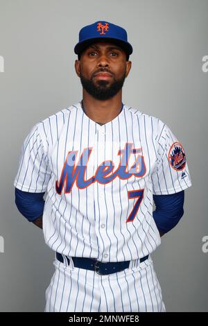 Jose Reyes of the New York Mets vs the Los Angeles Dodgers March 21st, 2007  at Holman Stadium in Vero Beach, Florida. (Mike Janes/Four Seam Images via  AP Images Stock Photo 