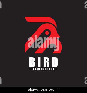 Bird B Logo - Vector logo template Stock Vector