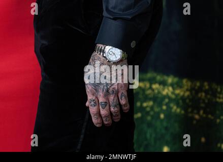 New York, USA. 30th Jan, 2023. Dave Bautista attends world premiere of Knock at the Cabin by Universal Pictures at Jazz at Lincoln Center in New York on January 30, 2023. (Photo by Lev Radin/Sipa USA) Credit: Sipa USA/Alamy Live News Stock Photo