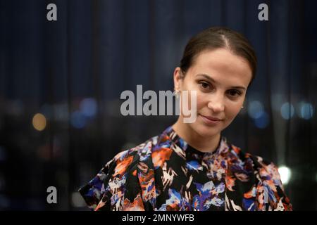 Swedish actress Alicia Vikander photographed in Gothenburg, Sweden