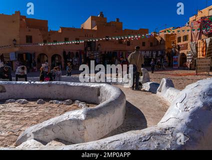 Market square, North Africa, Ghardaia, Algeria Stock Photo