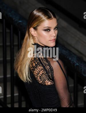 Nina Agdal attends the Tom Ford fashion show at Park Avenue Armory on  Thursday, Feb. 8, 2018, in New York. (Photo by Christopher  Smith/Invision/AP Stock Photo - Alamy