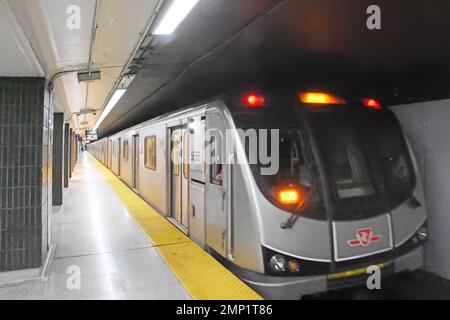Subway train, Toronto, Canada Stock Photo