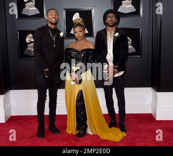 Paco Walls, from left, Ahjah Walls, Rhea Walls, and Darrell Walls of