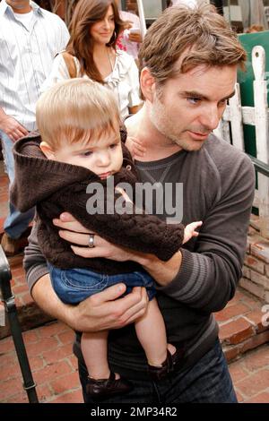 Jeff Gordon and his wife, Belgian model Ingrid Vandebosch, take their