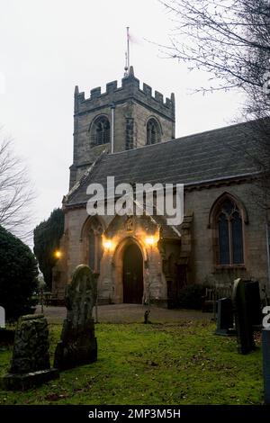 St. Giles Church, Exhall, near Bedworth, Warwickshire, England, UK Stock Photo