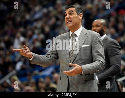 Villanova head coach Jay Wright during an NCAA college basketball game  against Ohio Saturday, Nov. 16, 2019, in Philadelphia, Pa. (AP  Photo/Laurence Kesterson Stock Photo - Alamy