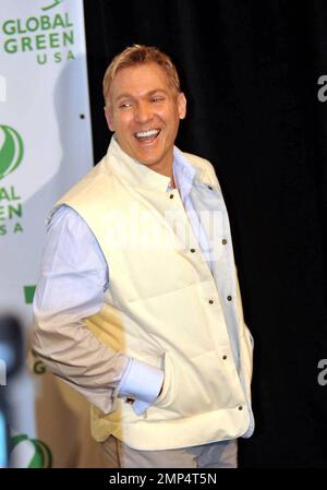 Weatherman Sam Champion attends the 9th Annual Global Green Sustainable Design Awards in New York, NY. 12/10/08. Stock Photo