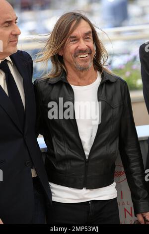 Iggy Pop at the 'Gimmie Danger' photocall held at the Cannes Palais des Festivals et des Congrès during the 69th Cannes International Film Festival in Cannes, France. 19th May, 2016. Stock Photo