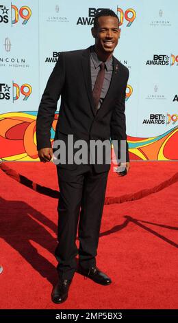 Marlon Wayans at the BET Awards 2009 at the Shrine Auditorium in Los Angeles, CA 6/28/09. Stock Photo