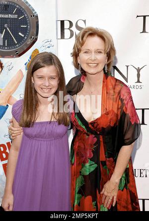 Tim Burton's wife Kate Burton and their daughter Charlotte at the Tony