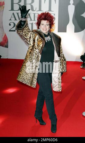 Cleo Rocos at the Brit Awards held at the O2 Arena. London, UK. 2/15/11 ...