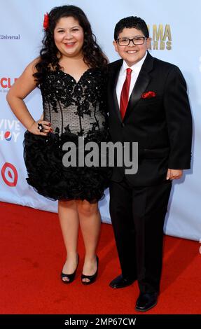 Actors Raini Alena Rodriguez and Rico Rodriguez at the 2012 NCLR ALMA Awards held at the Pasadena Civic Auditorium in Los Angeles, CA. 16th September 2012. Stock Photo